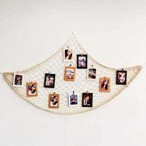 DIY Mediterranean Style Wall Hanging Photo Display