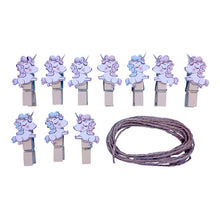 Load image into Gallery viewer, 10 pcs Unicorn Clips With Hemp Rope